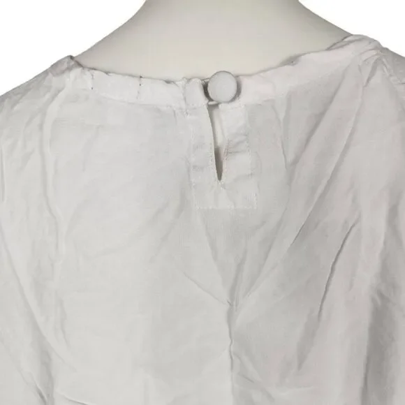 Blanc Du Nil white tank dress Size M/L - Picture 4 of 8